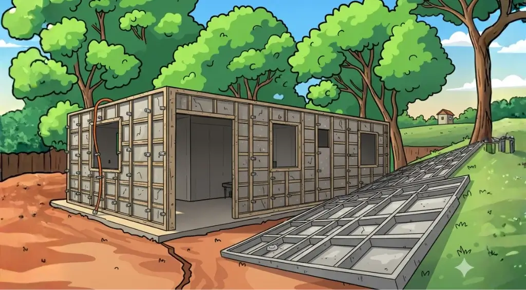 Etapas de construção das casas modulares