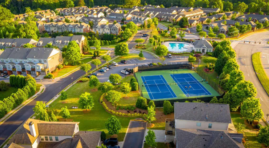 Condomínio aceita casa modular? Imagem de um condomínio de casas
