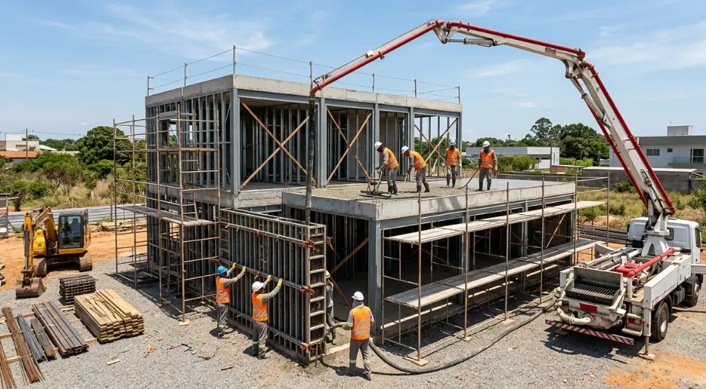 tempo de obra de uma casa modular