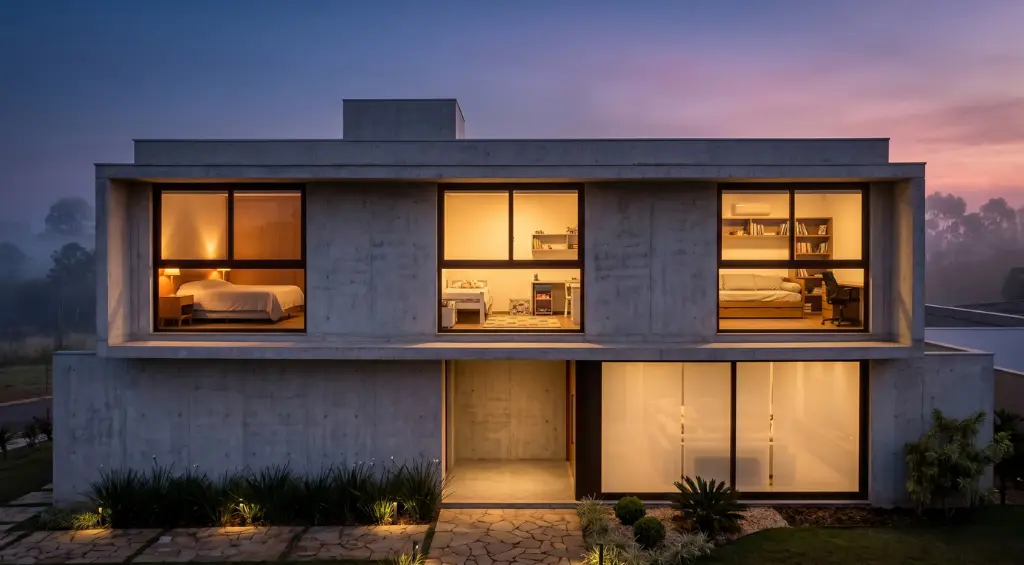 casa modular de 3 quartos