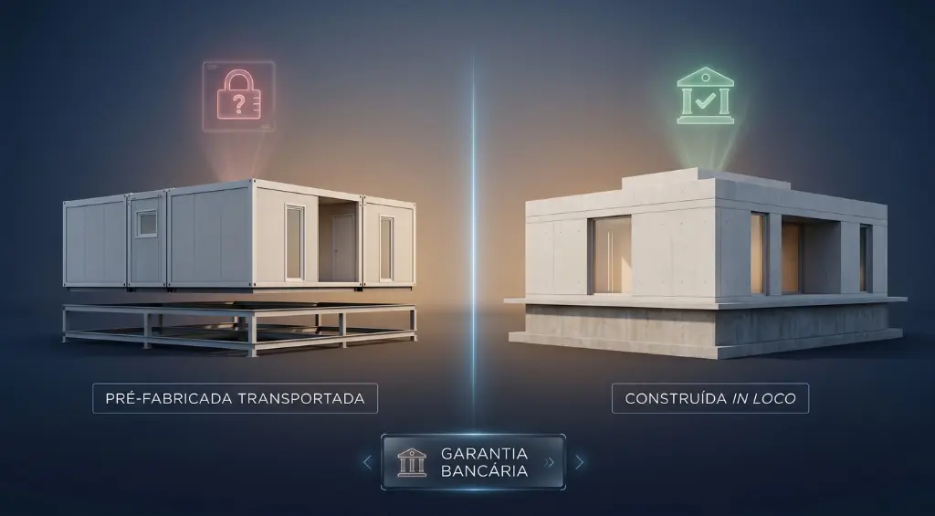 casa modular pode ser financiada
