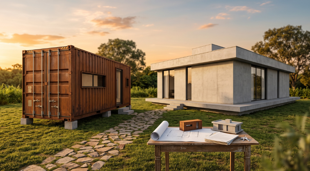 casa modular ou casa container
