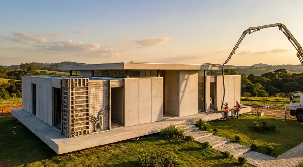 casa modular ou pré fabricada